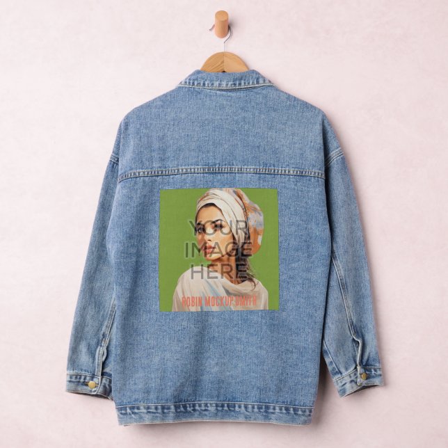 Personalisiert Jean Jacket Kleidung Jeansjacke (Hangar)