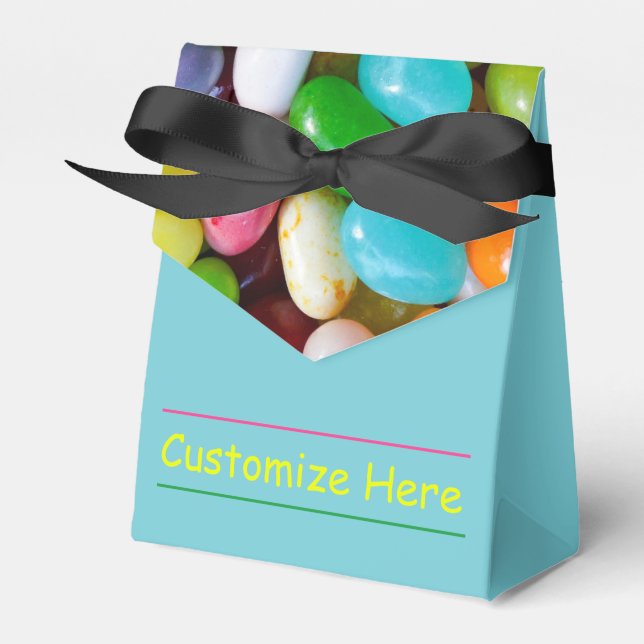 Personalisiert Jelly Bean Tent Fevor Box Geschenkschachtel (Vorderseite)