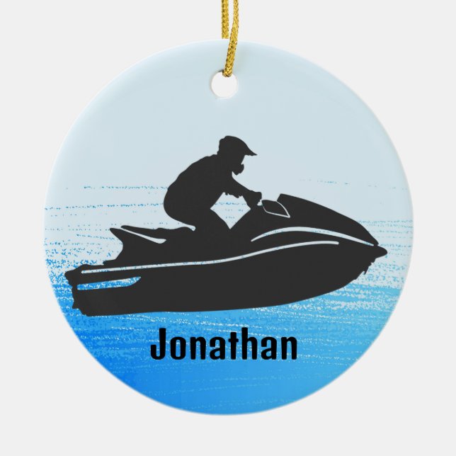 Personalisiert Jet Ski Ornament (Vorne)