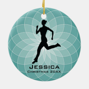 Personalisiert Jogger Runner Ornament