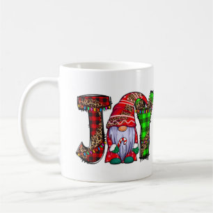 Personalisiert Joy Gnomes Frohe Weihnachtsgeschenk Kaffeetasse