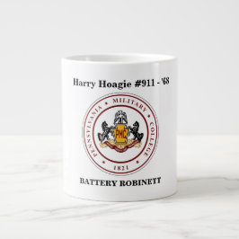 + PERSONALISIERT JUMBO White 20 oz Tasse w/PMC SIE