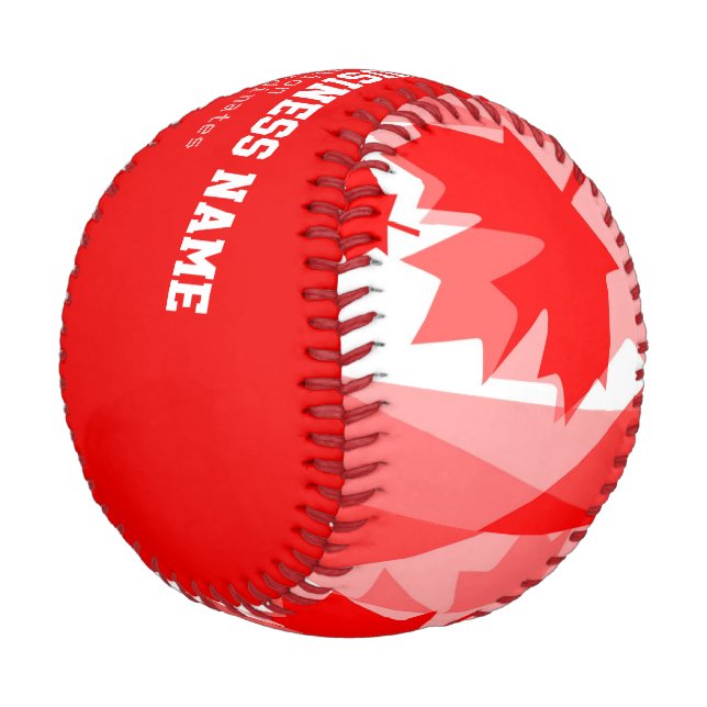 Personalisiert kanadisch baseball (Schrägansicht)