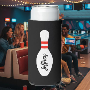 Personalisiert kann kühler für Bowling Geburtstags Selters Dosenkühler