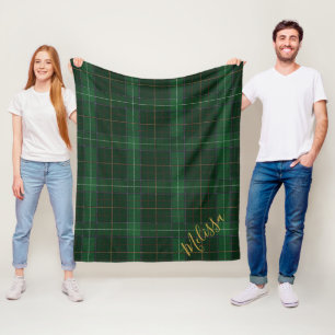 Personalisiert Karierter Clan Walsh Tartan Fleecedecke