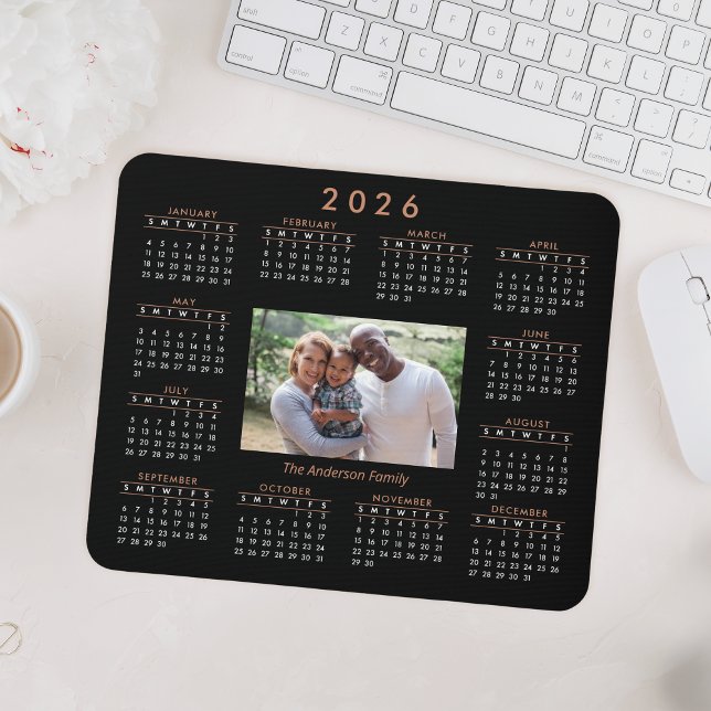 Personalisiert Keepake Foto 2024 Kalender Mousepad (Von Creator hochgeladen)