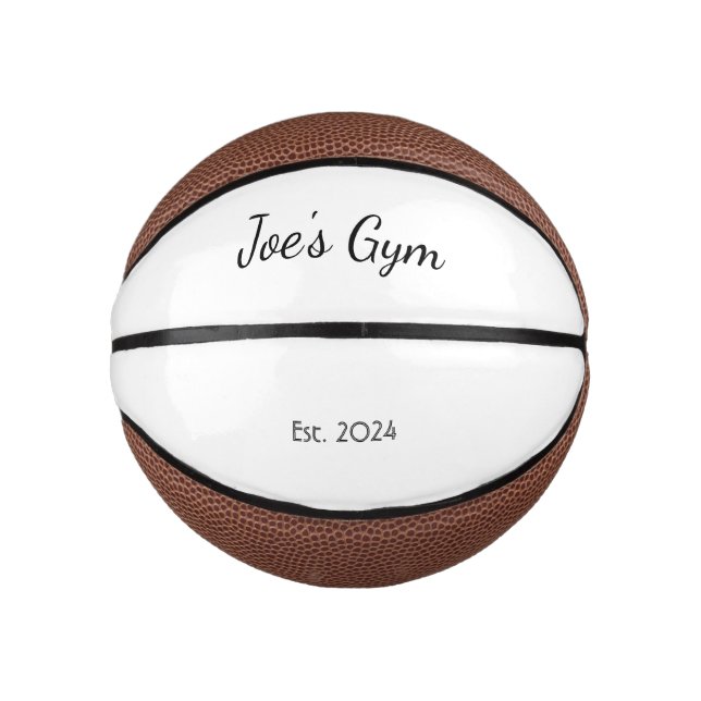 Personalisiert Keepake Mini Basketball (Vorderseite)
