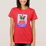 Personalisiert Kid Foto Happy Birthday Unicorn T-Shirt<br><div class="desc">Feiern Sie den besonderen Tag Ihres Kleinen stilvoll mit diesem festlichen T - Shirt, der ein lustiges Foto mit einem lila Einhornhorn bietet. Personalisieren Sie dieses helle Design mit einem Foto Ihres Geburtstagsjungen oder -mädchens. Fügen Sie eine besondere Touch mit einem personalisierten Gruß hinzu, wie zum Beispiel "Glücklicher Geburtstag, [Kindername]!"...</div>