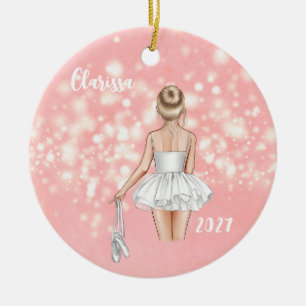 Personalisiert Kids Ballerina Weihnachtsschmuck