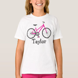 Personalisiert Kids Bicycle T - Shirt