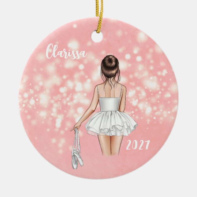 Personalisiert Kids Dance Weihnachtsschmuck (Vorne)