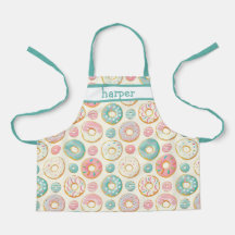 Personalisiert Kids Doughnut Schürze