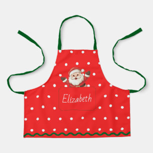 Personalisiert Kids Festliches Weihnachtsgebäck Schürze