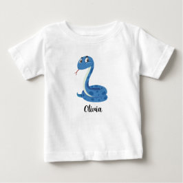 Personalisiert Kids Snakes Girls Baby T - Shirt