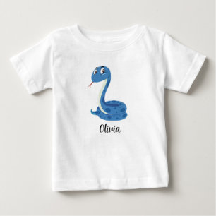 Personalisiert Kids Snakes Girls Baby T - Shirt