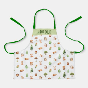 Personalisiert Kids Woodland Schürze