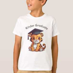 Personalisiert Kindergarten Abschluss Tiger Cub T-Shirt