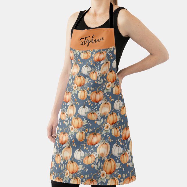 Personalisiert Kitchenette Schürze Pumpkins (InSitu)