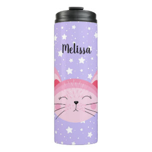Personalisiert Kitten Thermal Tumbler Thermosbecher