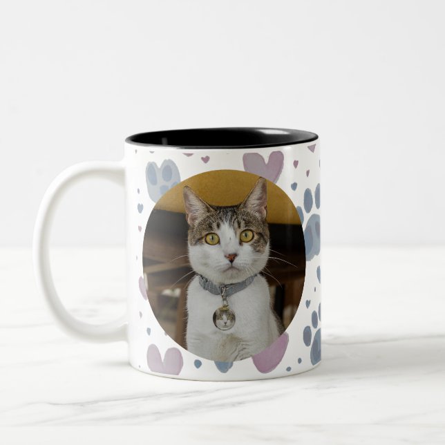 Personalisiert Kitty Cat Tasse (Links)