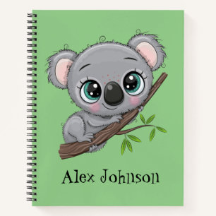 Personalisiert Koala Notizbuch