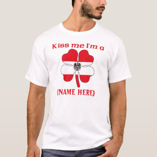 Personalisiert küssen Sie mich, den ich ein T-Shirt