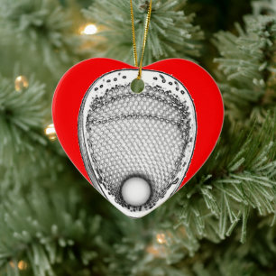 Personalisiert Lacrosse Goalie Collectible Keramik Ornament
