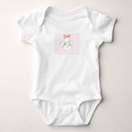 Personalisiert Lainey Baby Girl Kinderzimmer Bow&G Strampler