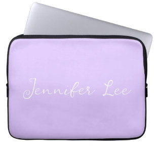 Personalisiert Lavendel Laptopschutzhülle