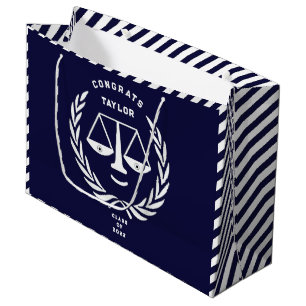 Personalisiert Law School Abschluss Große Geschenk Geschenktüte