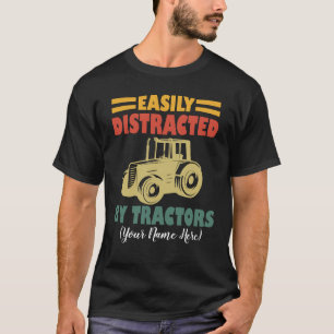 Personalisiert leicht von Zugmaschinen abgelenkt T-Shirt
