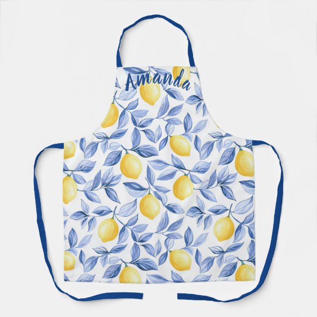 Personalisiert Lemon Lover Schürze (Vorderseite)