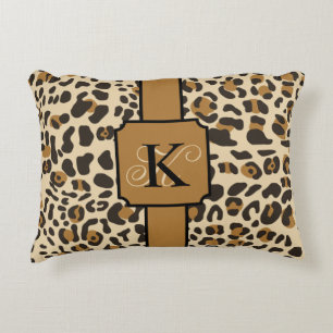 Personalisiert Leopard Jaguar Animal Print Muster Dekokissen