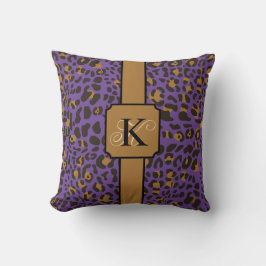 Personalisiert Leopard Jaguar Animal Print Muster Kissen