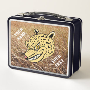 Personalisiert Leopard Wildcat Lunchbox