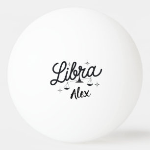 Personalisiert Libra Zodiac Signa Art Tischtennisball
