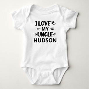 Personalisiert Liebe meines Onkels Baby Strampler