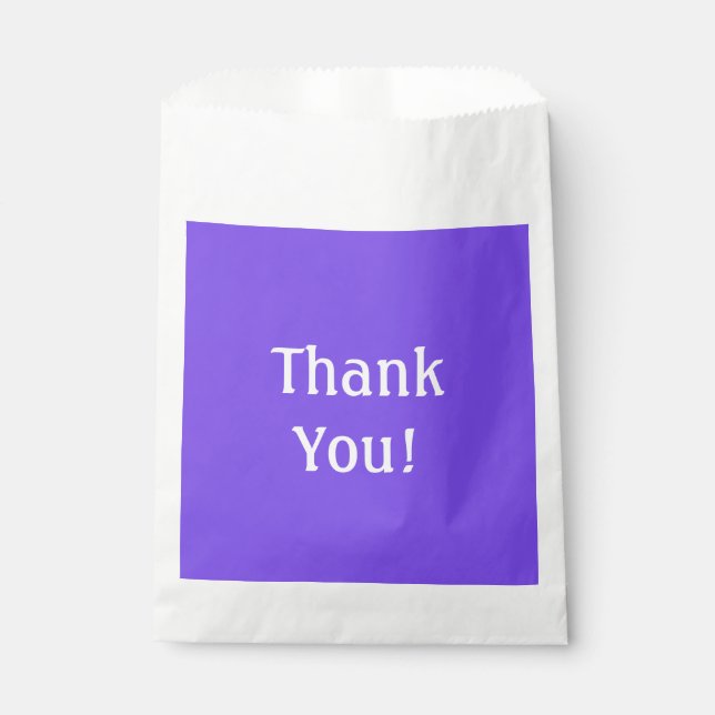 Personalisiert Lila Geschenktütchen (Vorderseite)