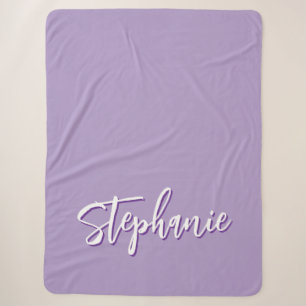 Personalisiert Lila Sherpadecke