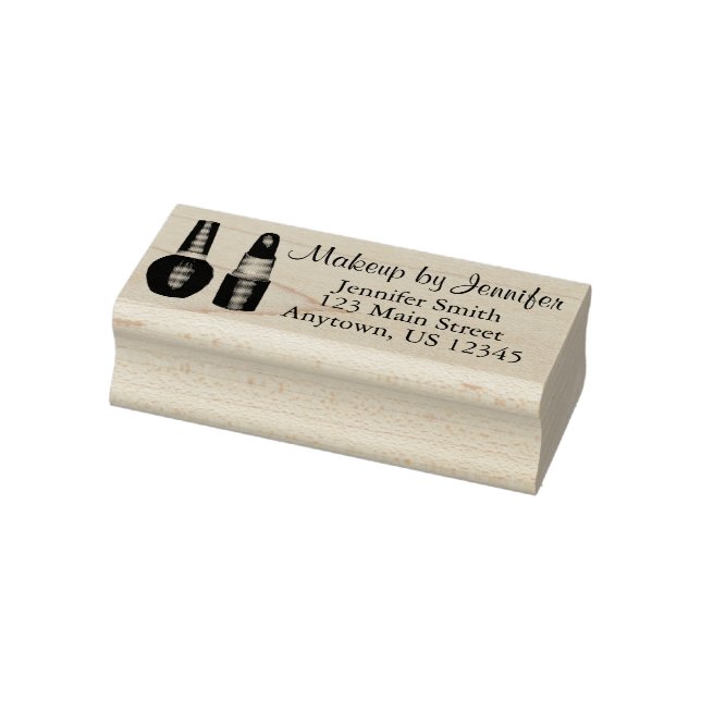 Personalisiert Lipstick Nail Polnischer Makeup-Kün Gummistempel (Stempel)