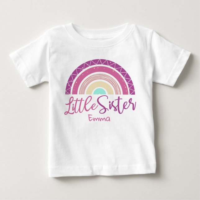 Personalisiert Little Baby T-shirt (Vorderseite)