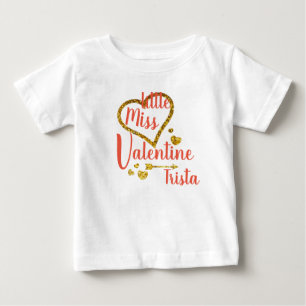 Personalisiert Little Miss Valentine Shirt