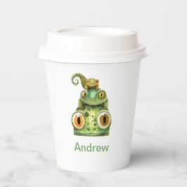 Personalisiert Lizard Birthday Party Pappbecher