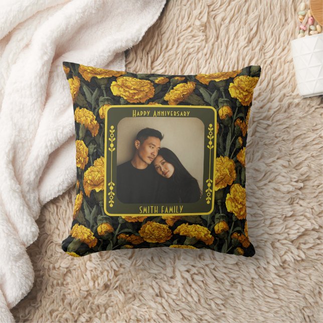 Personalisiert Lovebird Vow Renewal Throw Kissen (Decke)