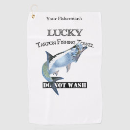 Personalisiert Lucky Tarpon Handtuch fischen