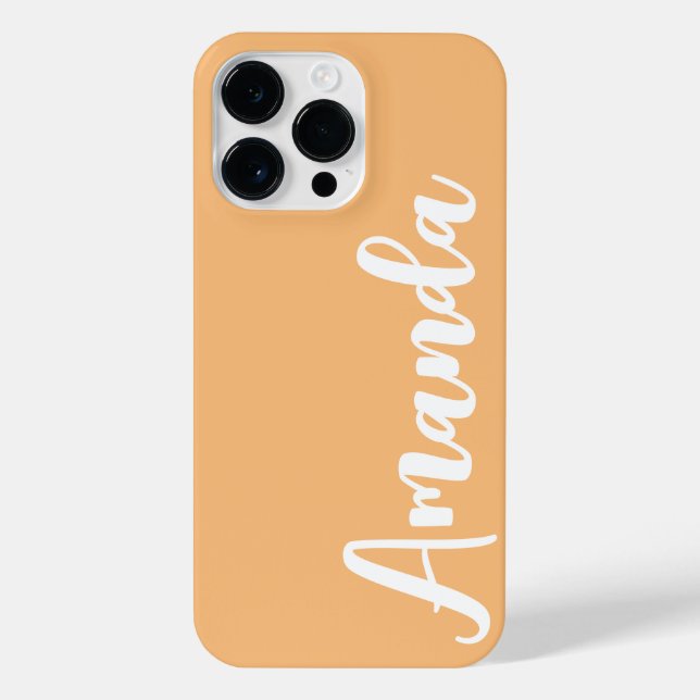Personalisiert Luxury Individuelle Name Monogram i iPhone 14 Pro Max Hülle (Rückseite)