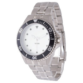 Personalisiert Luxus-Armbanduhr aus Edelstahl Armbanduhr