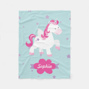 Personalisiert Magical Unicorn Fleece Blanket