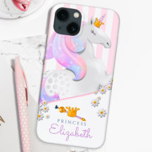 Personalisiert Magisch rosa Einhorn Case-Mate iPho