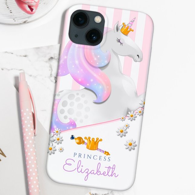 Personalisiert Magisch rosa Einhorn Case-Mate iPho iPhone Hülle (Von Creator hochgeladen)